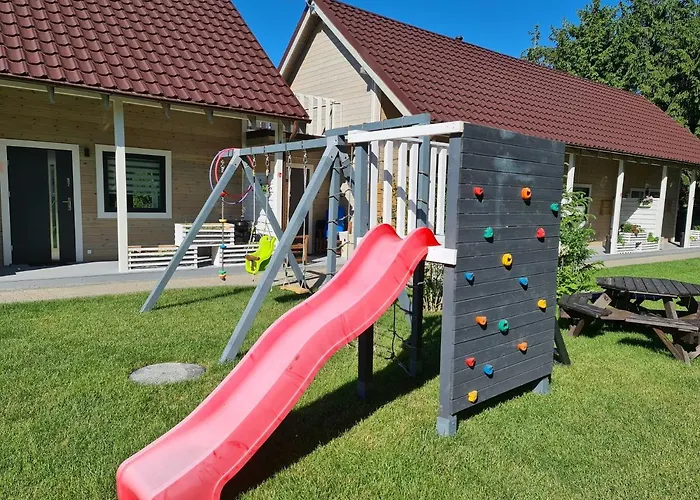 Ekosfera Pilawa Z Podgrzewanym Basenem Apartamento