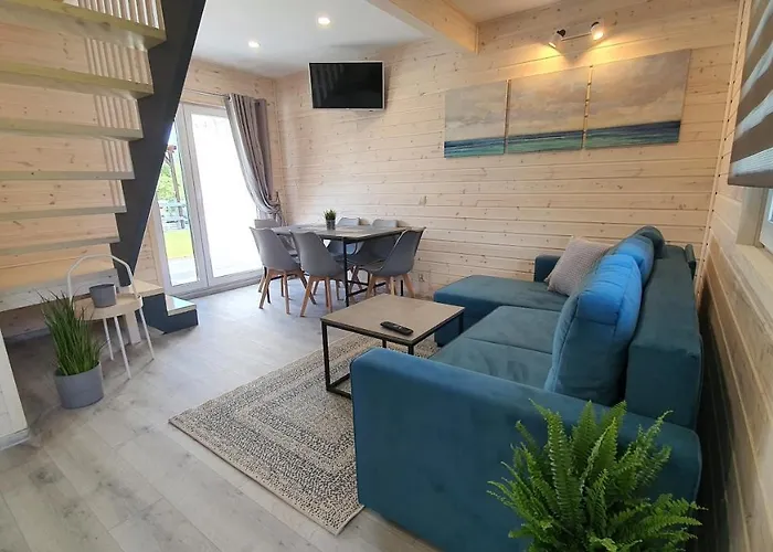 Ekosfera Pilawa Z Podgrzewanym Basenem Apartamento